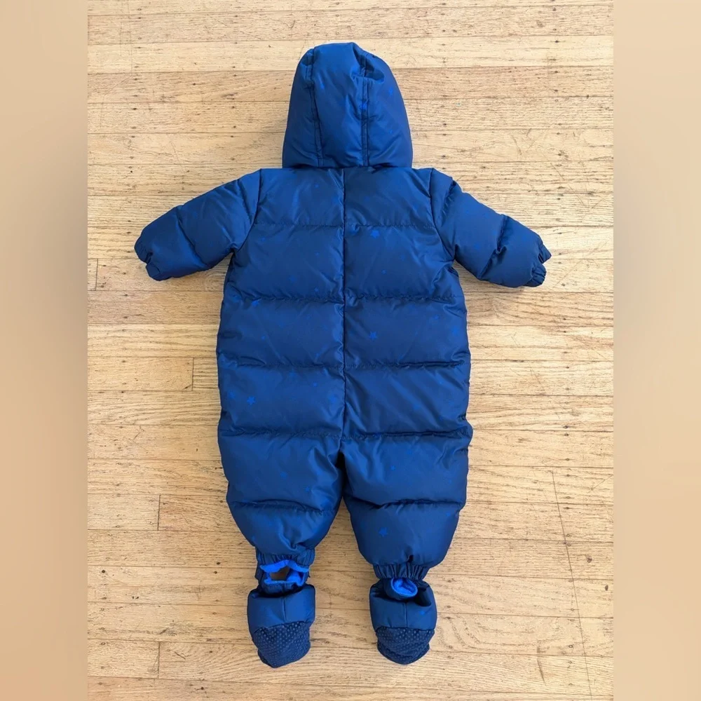 Baby gap down bunting suit with attached booties 6 months to 12 months